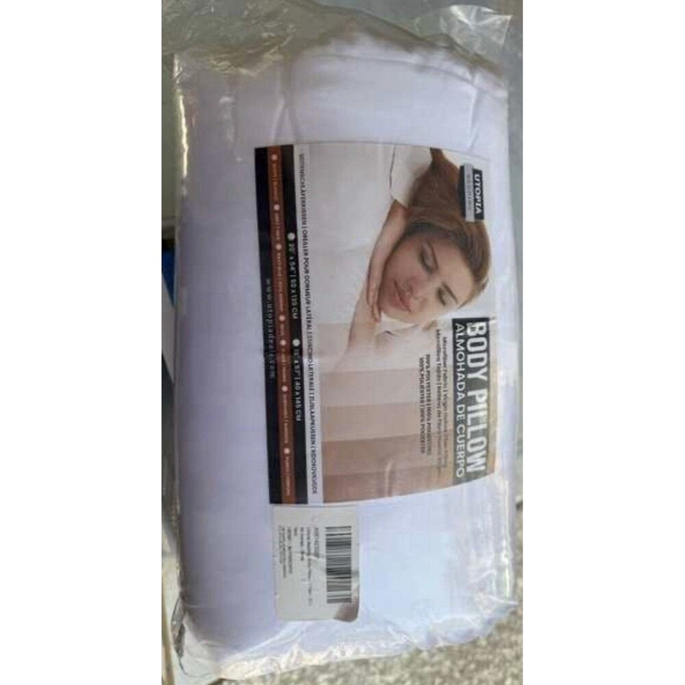 Utopia Bedding Full Body Pillow for Adults (White, 20 x 54 Inch), Long Pillow...